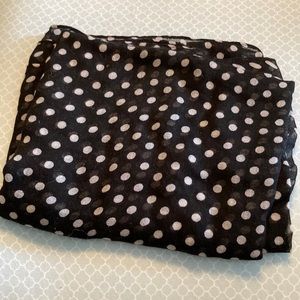 Polka dot scarf